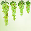 4 Bunches 60 Green Grapes Simulation Fruit Simulation Grapes PVC with Cream Grape Shoot Props