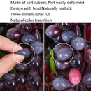 4 Bunches 60 Green Grapes Simulation Fruit Simulation Grapes PVC with Cream Grape Shoot Props