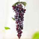 2 Bunches 110 Purple Grapes Simulation Fruit Simulation Grapes PVC with Cream Grape Shoot Props