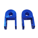 6 Pairs Motorcycle Electric Vehicle Modification Accessories Small CNC Aluminum Alloy Shock Absorption Increaser(Blue)