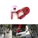 6 Pairs Motorcycle Electric Vehicle Modification Accessories Small CNC Aluminum Alloy Shock Absorption Increaser(Red)