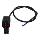 Motorcycle Modification Aluminum Alloy Waterproof Retro Switch Headlight Shot Light Discharge Switch(Red Button)
