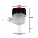 4 PCS Motorcycle Skyline Rear Brake Pump Split Oil Pot Small Oil Cup(Straight Mouth)