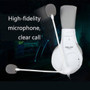 Salar A566 Subwoofer Gaming Headset with Microphone, Cable Length: 2.3m(White)