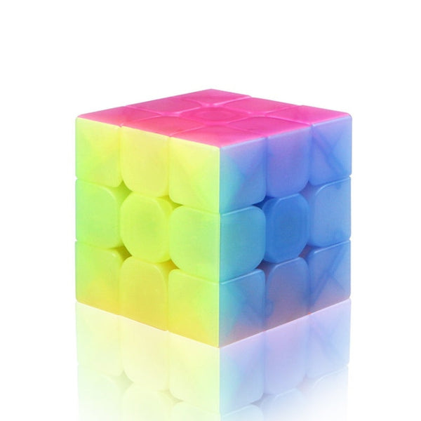 Jelly Rubik Cube Children Educational Toys, Colour: Warrior W 3rd-order