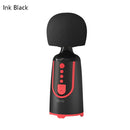 SUOAI MC11 Wireless Voice Changing Mobile Phone Bluetooth Singing Microphone, Colour: Ink Black