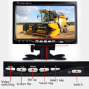 YB-CC-1 12/24V Car 7 Inch Display HD Night Vision Camera Monitoring System Truck Reverse Image, Specification: Camera+1024x600 Display