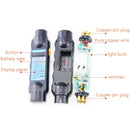 TS170E-Z 12V Car Resistance Trailer Plug Socket Trailer Tester Connector Recorder With 2 Conversion Heads EU Plug