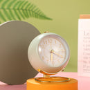 NZ-111 Ring Bell Alarm Clock Retro Student Silent Night Light Alarm Clock(Green)
