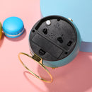 NZ-111 Ring Bell Alarm Clock Retro Student Silent Night Light Alarm Clock(Pink)