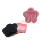 10 PCS Seastar Portable Silicone Scrubbing Pad With Quick-Drying Sponge Random Colour Delivery