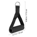 10 PCS Yoga Fitness Pull Belt Handle Gymnastics Hammock Handle(Black)