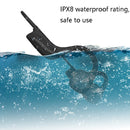B20 Magnetic Suction Charging Bone Conduction Wireless Swimming Earphone(Red)