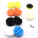 3 Inch 11 In 1 3-7 Inch Car Polishing and Waxing Sponge Plate Sponge Pad Set
