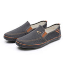 LuTai Men Loafers Rubber Sole Shoes Breathable Wear-Resistant Casual Shoes, Size: 40(1909 Gray)