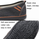 LuTai Men Loafers Rubber Sole Shoes Breathable Wear-Resistant Casual Shoes, Size: 40(1909 Gray)
