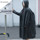 Bicycle Single Thick Raincoat Battery Car Adult Poncho, Size: XXL(Black)