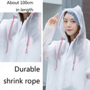 Bicycle Single Thick Raincoat Battery Car Adult Poncho, Size: XXL(Black)