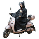 Bicycle Single Thick Raincoat Battery Car Adult Poncho, Size: XXL(Black)