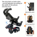 N-STAR NJN002 Motorcycle Metal Aluminum Alloy Universal Anti-Theft Mobile Phone Bracket(T-shaped Ball Head Installation)