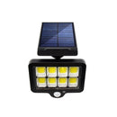 TY07003 128 COB Outdoor Solar Wall Lamp Rotatable Human Body Induction Courtyard Light