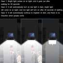TY07003 128 COB Outdoor Solar Wall Lamp Rotatable Human Body Induction Courtyard Light