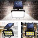 TY07003 128 COB Outdoor Solar Wall Lamp Rotatable Human Body Induction Courtyard Light
