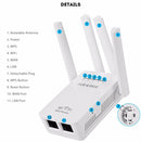 PIX-LINK LV-WR09 300Mbps WiFi Range Extender Repeater Mini Router(AU Plug)