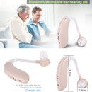 G25 Bluetooth Hearing Aid Elderly Sound Amplifier Sound Collector, Colour: EU Plug(Deep Blue)