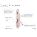 G25 Bluetooth Hearing Aid Elderly Sound Amplifier Sound Collector, Colour: EU Plug(Deep Blue)