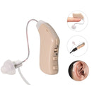 G28 Old Man Hearing Aid Sound Amplifier Sound Collector, Style: Right Ear(Skin Color)