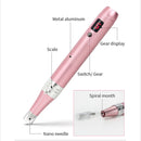 Microcrystalline Nano Electric Importer Micro-Needle Freckle Removal Beauty Instrument, Colour: Display Microneedle (Pink)