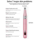Microcrystalline Nano Electric Importer Micro-Needle Freckle Removal Beauty Instrument, Colour: Display Microneedle (Pink)