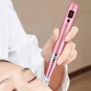 Microcrystalline Nano Electric Importer Micro-Needle Freckle Removal Beauty Instrument, Colour: Display Microneedle (Pink)