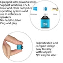 10 PCS 480Mbps Mini Micro SD Card Mobile Phone High-Speed TF Memory Card Reader Computer Car Speaker Card Reader(Purple)