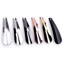 XB-2586 2 PCS Metal Shoehorn Lift Shoe Wearer, Colour: Dark Lacquer