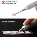 20 PCS Glasses Nose Strip Soft EVA Sponge Nose Mat Comfortable No Pressure Mark Does Not Remove Makeup Anti-Height Eye Frame Nose(D-type Black 1.5mm)