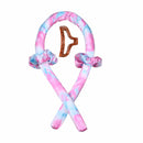 2 PCS Foam Sponge Curling Iron Lazy Automatic No Heat Curling Iron Set(Rose Pink Tie Dye)