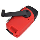HRD-902 Multifunctional Hand Crank Solar Power LED Flashlight Emergency Alarm FM Radio