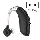 GM-105 Elderly Hearing Aid Sound Amplifier Intelligent Noise Reduction Sound Collector, Style: EU Plug(Fantasy Black)