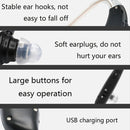 GM-105 Elderly Hearing Aid Sound Amplifier Intelligent Noise Reduction Sound Collector, Style: EU Plug(Fantasy Black)