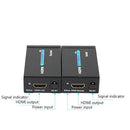 HDY-60 HDMI to RJ45 60m Extender Single Network Cable to For HDMI Signal Amplifier(UK Plug)