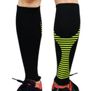 2 PCS Sports Calf Protection Basketball Football Running Leggings Protective Gear High-Elastic Warm Breathable Knee Pads Socks, Specification: M (Black)