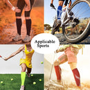 2 PCS Sports Calf Protection Basketball Football Running Leggings Protective Gear High-Elastic Warm Breathable Knee Pads Socks, Specification: M (Black)