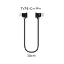 Sunnylife TY-X9304 Suitable For DJI Mavic Air 2S / DJI FPV Flight Glasses V2 / Mavic Mini2 / Osmo Pocket 2 Mobile Phone Tablet Cable 30cm Type-C to 8 Pin Cable