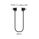 Sunnylife TY-X9304 Suitable For DJI Mavic Air 2S / DJI FPV Flight Glasses V2 / Mavic Mini2 / Osmo Pocket 2 Mobile Phone Tablet Cable 30cm Type-C to Micro USB Cable