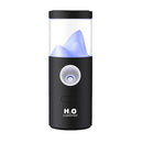 WX515 Car Air Humidification and Moisturizing Automatic Rotating Humidifier USB Colorful Night Light Humidifier(Black)