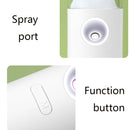 WX515 Car Air Humidification and Moisturizing Automatic Rotating Humidifier USB Colorful Night Light Humidifier(White)