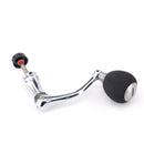 DEUKIO All-Metal EVA Rocker Fishing Reel Rocker Aluminum Alloy Knob For Fish Reel Tackle Accessory, Specification: Medium (Gun Color)