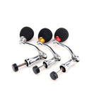 DEUKIO All-Metal EVA Rocker Fishing Reel Rocker Aluminum Alloy Knob For Fish Reel Tackle Accessory, Specification: Medium (Gun Color)
